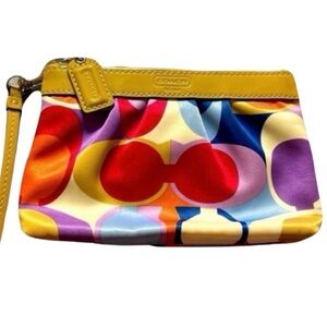 Coach Poppy Wristlet Purse, Vintage